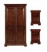 Double Wardrobe & 2 Bedside Chests Set