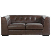 Albany large leather sofa, chocolate