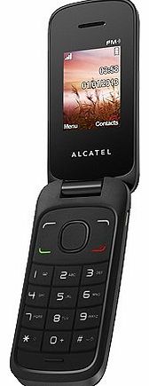 Alcatel Ginger Flip Mobile Phone on O2 Pay As You Go / PAYG / Pre-Pay - Black