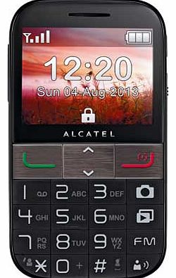 Sim Free Alcatel 20.01 Mobile Phone - Black