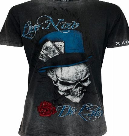 Alchemy England Apparel Live Now Die Later T-Shirt - Size: L 2975