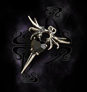 Alchemy Gothic Dragon Heart Pendant