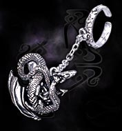 Alchemy Gothic Dragon Slave Ring
