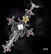 Alchemy Gothic Illuminati Cross Pendant