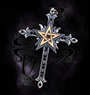 Alchemy Gothic Microcosmic Cross Pendant