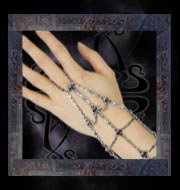 Alchemy Gothic Mortum Hand Bracelet