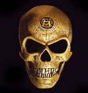 Alchemy Gothic Omega Skull Textile Poster
