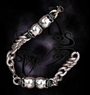 Alchemy Gothic Ossuary Chain Bracelet