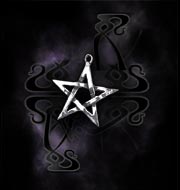 Alchemy Gothic Pentagram Earring