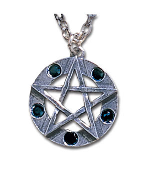Alchemy Gothic - Sable Pentagram Jewellery