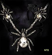 Alchemy Gothic Spidraphile Necklace Pendant