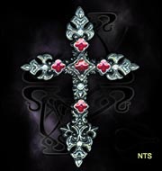 Alchemy Gothic The Inquisitor Cross Pendant