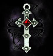 Alchemy Gothic The Long Cross Pendant