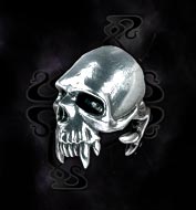 Alchemy Gothic Vampyr Skull Ring