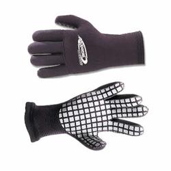Junior Edge Poly Wetsuit Gloves -Black/White