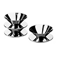 Alessi 3-Piece Set Mirror Polished Candy Bowls