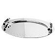 and#39;MG09 and39;- Stainless Steel Oval Tray with Handles