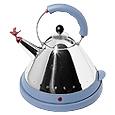 Blue Stainless Steel Cordless Electric Kettle