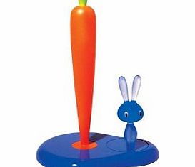 Alessi Bunny and Carrot Kitchen Roll Holder Blue