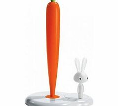 Alessi Bunny and Carrot Kitchen Roll Holder White