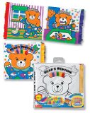 Alex Bears Bedtime Colour and Cuddle Washable Book
