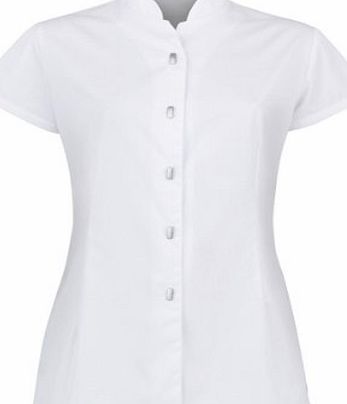 Beauty Salon Uniform Tunic NF172 - Size: size 14 / 36`` / 92cm - Color: white