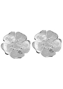 Silver Wild Rose Stud Earrings by Alexis Dove WRE2