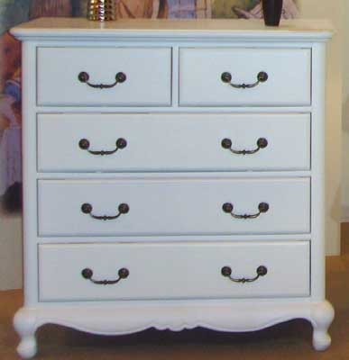 alice CHEST OF DRAWERS 2 OVER 3 PAINTED