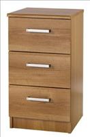 Alive Three Drawer Bedside Chest