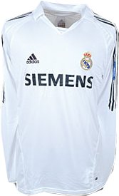 All 05/06 Jerseys Adidas Real Madrid L/S CL home 05/06