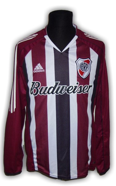 All 05/06 Jerseys Adidas River Plate L/S away 05/06