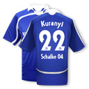All 06-07 jerseys Adidas 06-07 Schalke home (Kuranyi 22)