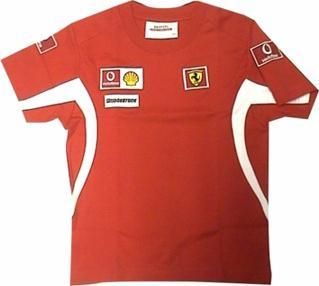 All Childrens Wear Ferrari Kids 2005 Replica Team T-Shirt