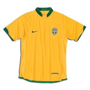 All Jerseys Nike Brazil home 06/07
