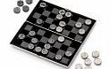 All Personal Gifts Silver Plated Travel Chess and Draughts Set