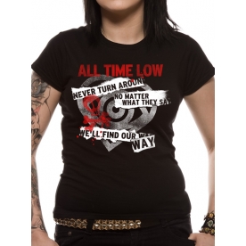 All Time Low Find Our Way Womens T-Shirt Medium