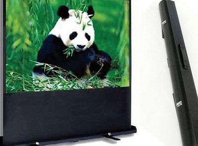 PCP90MM 90`` Pull up Projector Screen 4:3 w/ Integrated Carry Case/ Floor Stand for Mobile Presentations
