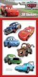 Disney Pixar Cars Reusable 3d Stickers - 6 in pack