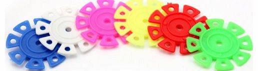 New 100Pcs Colorful Plastic Snowflake Building Blocks Puzzle Educational Kid Toy