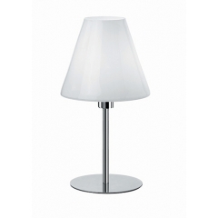 ALMA Light Home Chrome and Glass Table Lamp