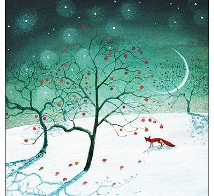 Almanac Gallery Charity Christmas Cards (ALM1188) In Aid Of The National Autistic Society - Fox In The Snow - Pack Of 8 Cards