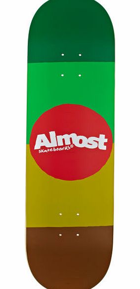 Almost Color Block Skateboard Deck - 8.4 inch