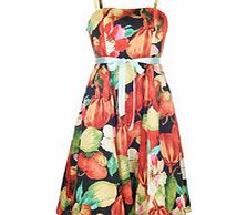 Almost Famous Black and multi-coloured printed dress