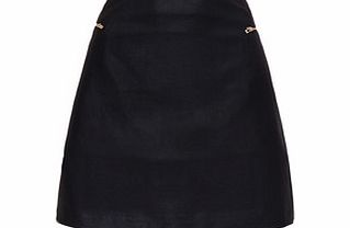 Almost Famous Black faux-leather skirt