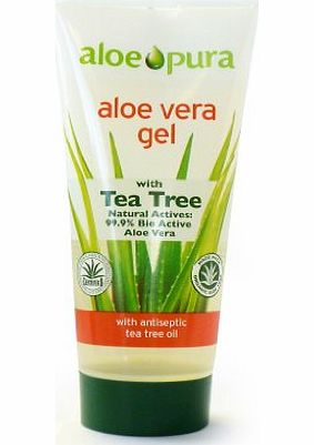 Aloe Pura Aloe Vera Gel with Tea Tree Oil 200ml