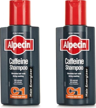Alpecin, 2102[^]0066620 Caffeine Shampoo C1 - Twin Pack