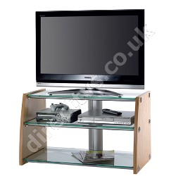 Aspect TV Stand- Light Oak with cable management