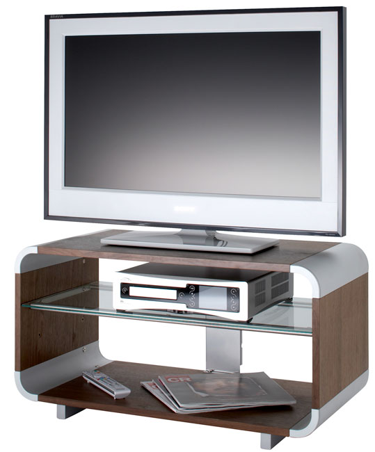 AUR800 Aura Walnut LED and LCD TV Stand