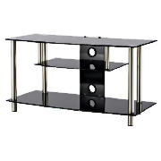 alphason AV50/3-PB Black Glass stand with 2 and