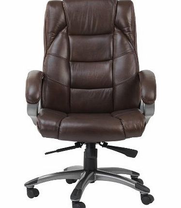 Alphason Northland Leather Faced High Back Executive Chair